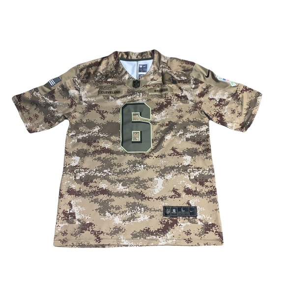 Baker Mayfield Nike Cleveland Browns Salute to Service Jersey - Picture 1 of 4